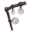 Picture of AutoMeter Gauge Mount Roll Pod For 1-75in- Roll Cage Fits 2-5-8in- Gauge Black
