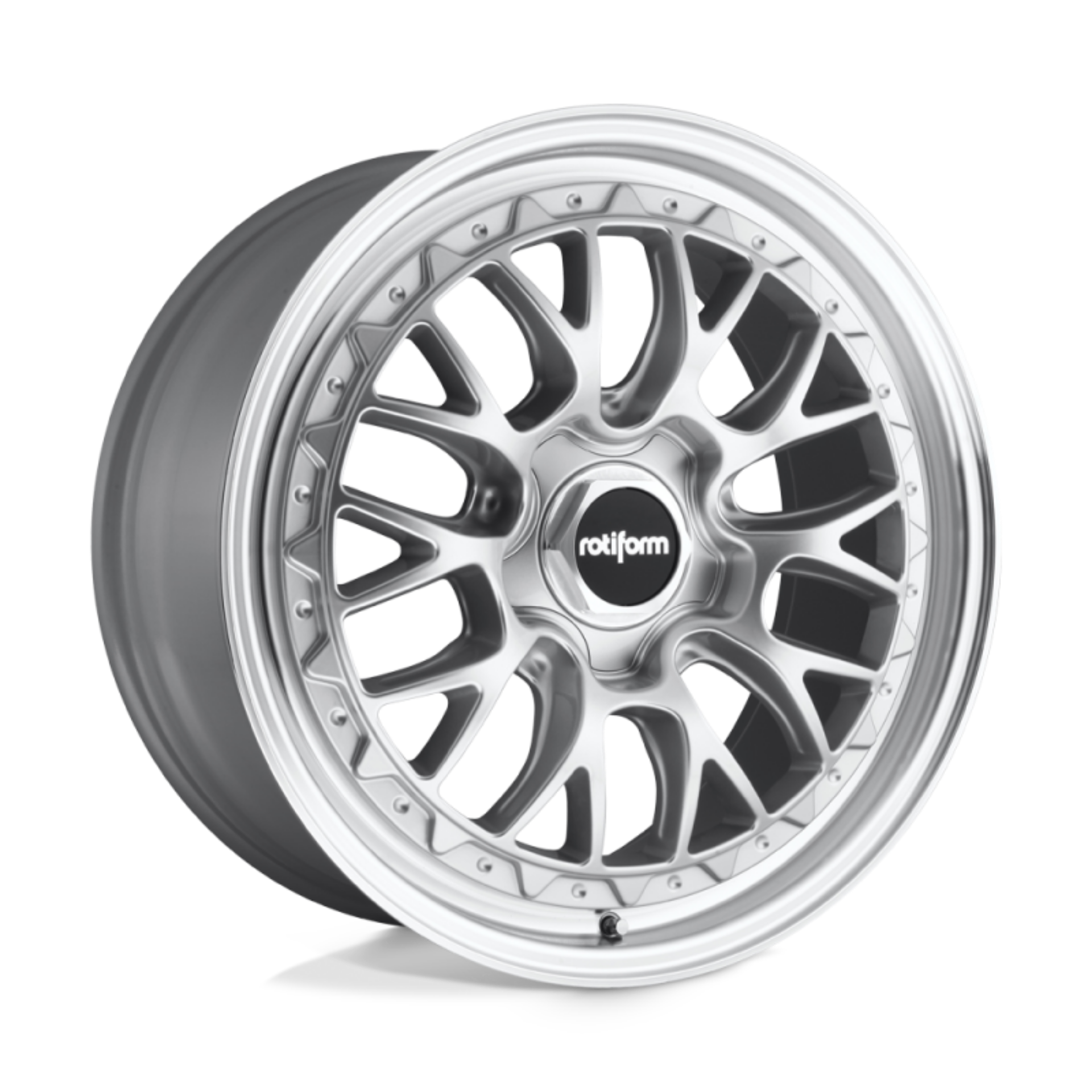 Picture of Rotiform R155 LSR Wheel 18x9-5 5x100 25 Offset - Gloss Silver Machined
