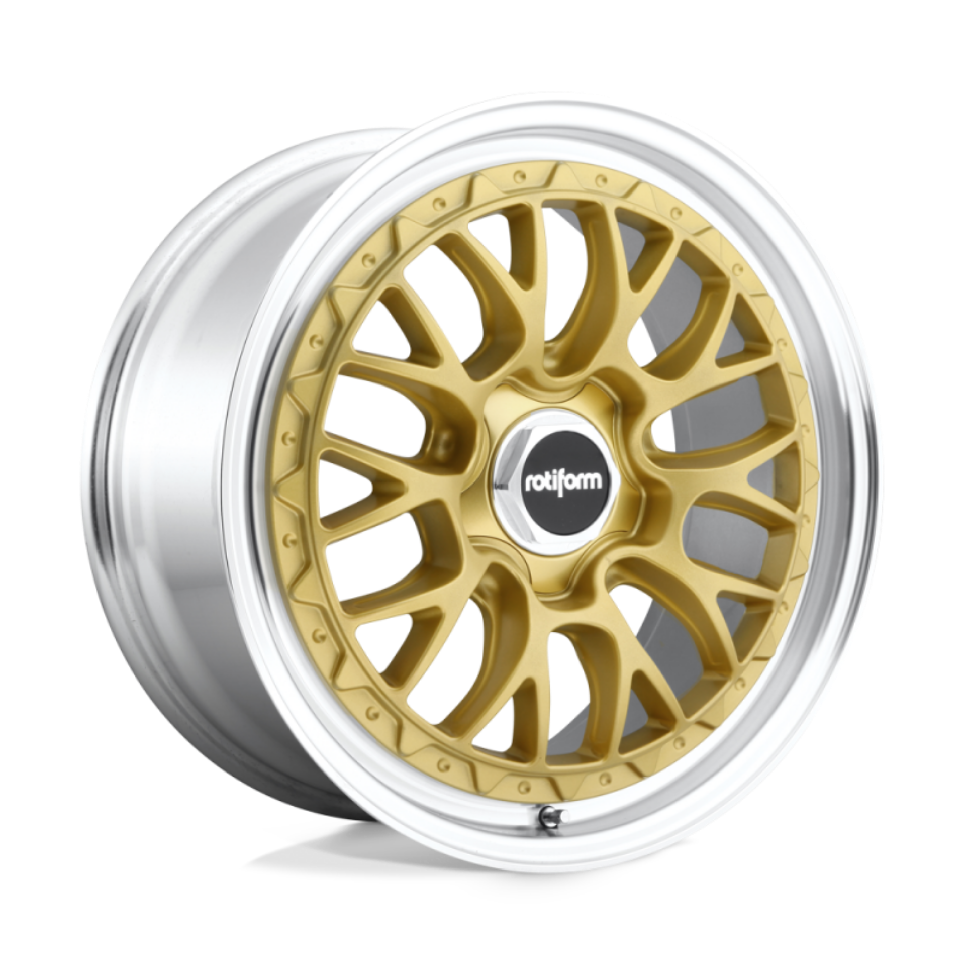 Picture of Rotiform R156 LSR Wheel 19x8-5 5x112 35 Offset - Matte Gold Machined