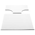 Picture of DEI 03-06 Jeep Wrangler TJ 2-Door w-Speaker Pods Boom Mat Headliner - 2 Piece - White