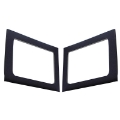 Picture of DEI 11-18 Jeep Wrangler JK 4-Door Boom Mat Rear Side Window Trim - 2 Piece - Black