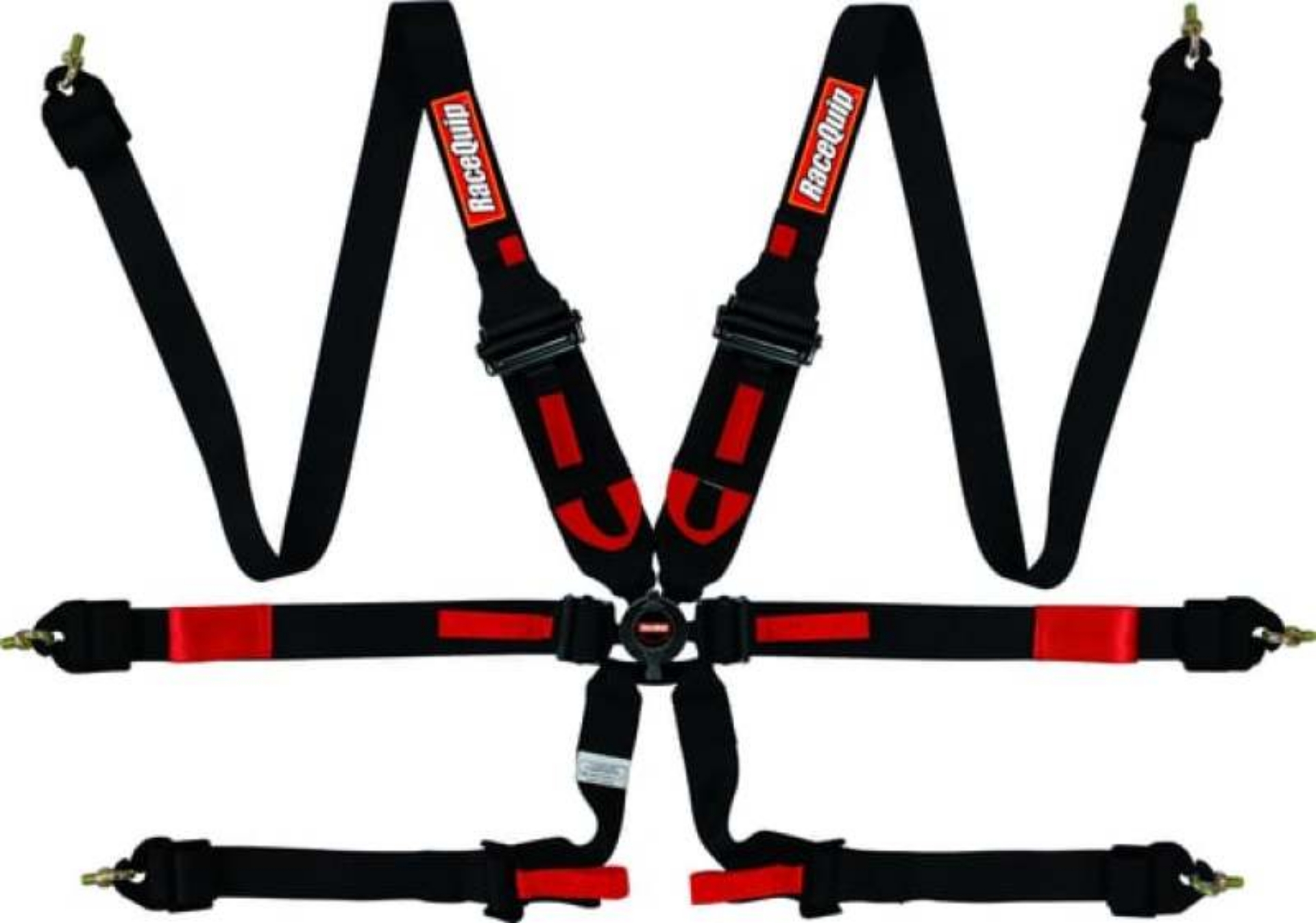 Picture of RaceQuip Black FIA CAMLOCK 6pt Pull Down Lap