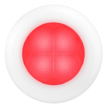 Picture of Hella Courtesy Lamp Rnd Red Md12 Wh Rim 2Xt
