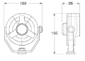 Picture of Hella Fan Turbo 2Speed 24V Blk