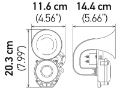 Picture of Hella Horn Kit Bx Black Air 1Tone 12-24V