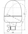 Picture of Hella Identification Lamp Rotating Beacon 2Rl