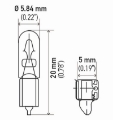 Picture of Hella Bulb 2721 12V 12W W2X46D T15 2