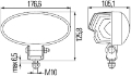 Picture of Hella Work Lamp Na 0Gr Md1224 Dt Ov90 1Gb