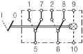 Picture of Hella Switch Rocker Spdt 6 Pole