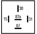 Picture of Hella Timer Control 24V 5Pin 0900S Delay On