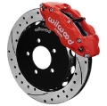 Picture of Wilwood 2013+ Honda Civic OEM 57mm Forged Narrow Superlite 6R Big Brake Front Brake Kit - Red