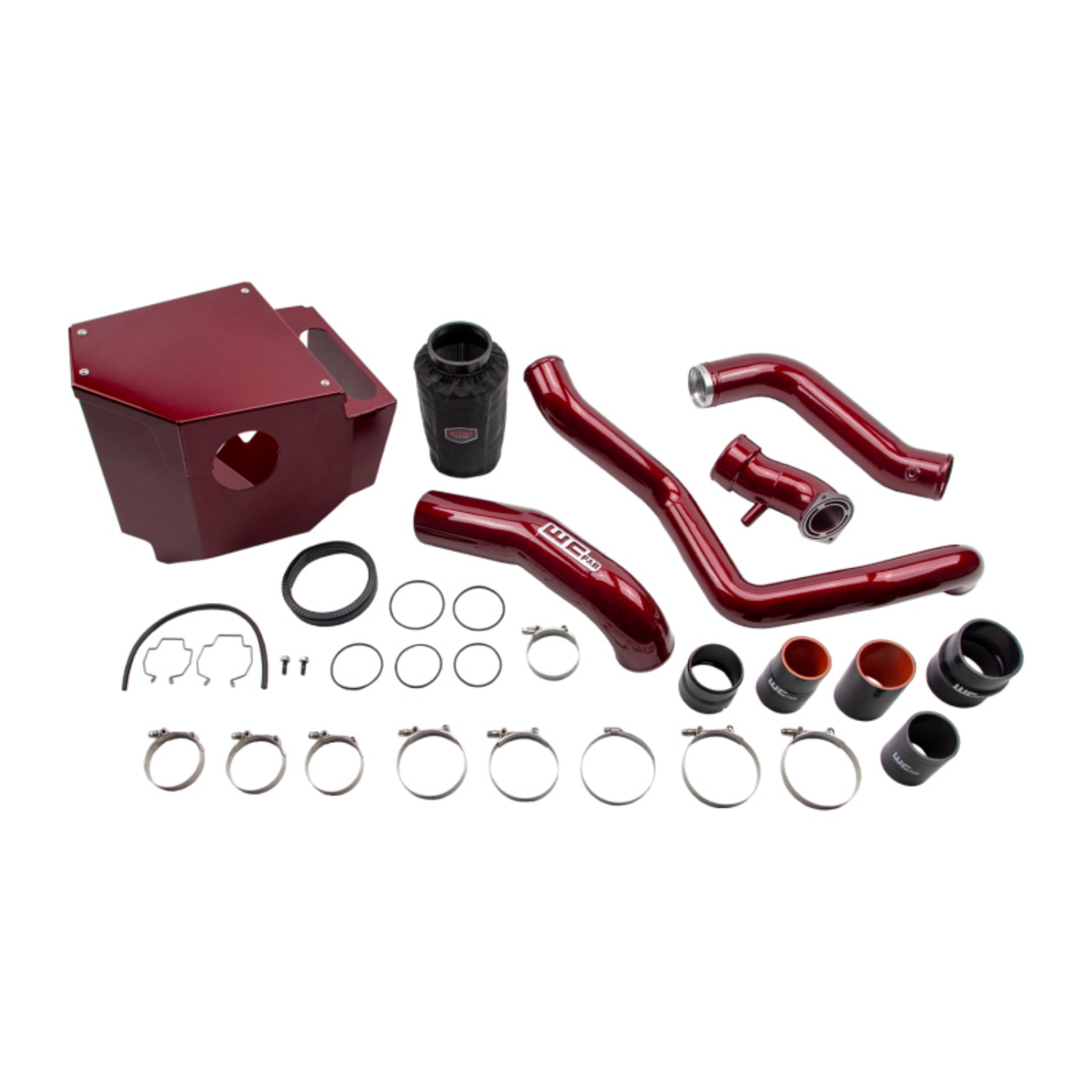 Picture of Wehrli 20-24 Chevrolet 6-6L L5P Duramax High Flow Intake Bundle Kit - Illusion Cherry