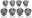 Picture of Mahle OE GM 6-0L 02-05 Vin U Reduced Compression Piston Set Set of 8