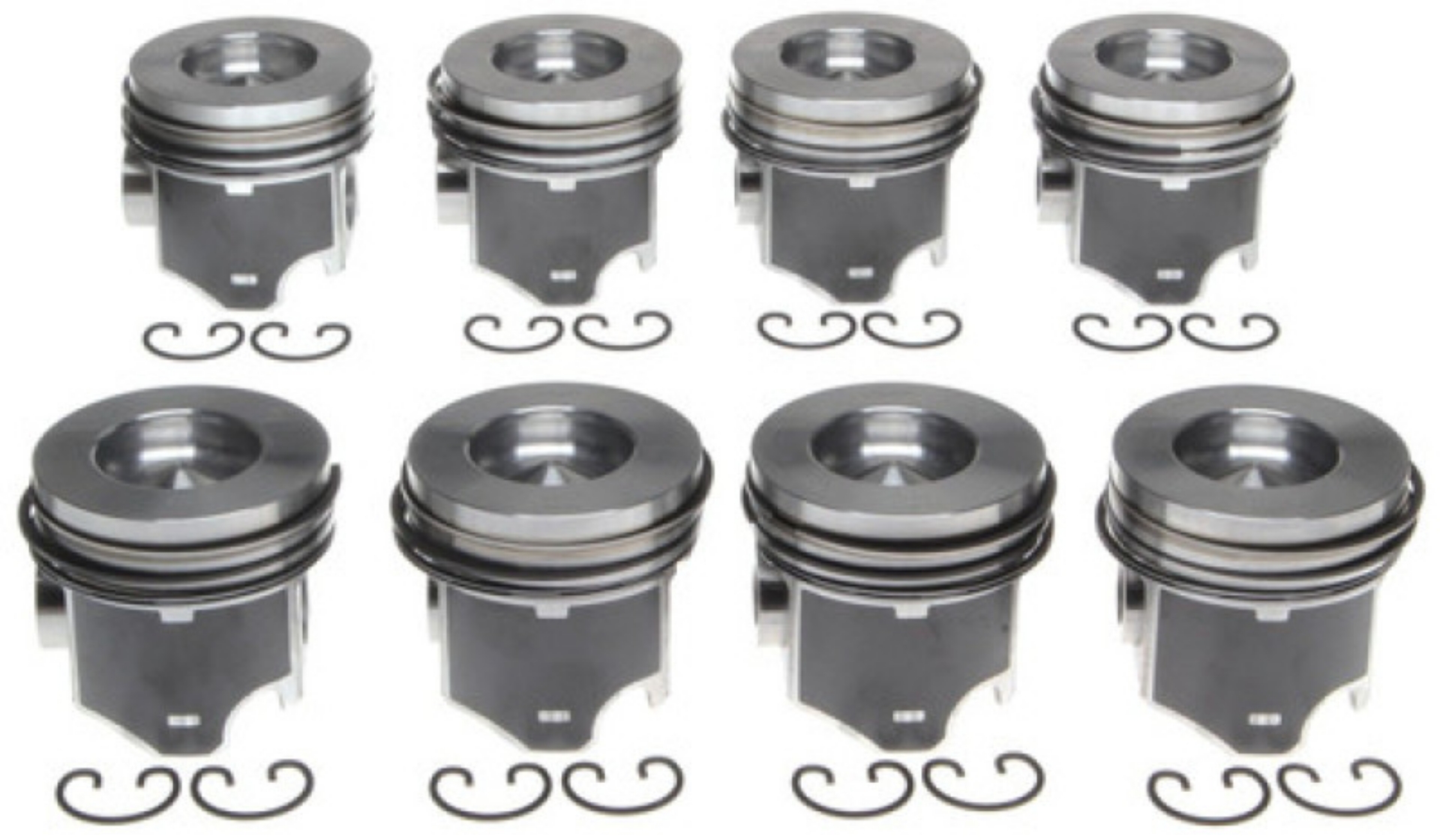 Picture of Mahle OE Navistar MaxxForce 7 6-4L Diesel STD Piston Set Set of 8