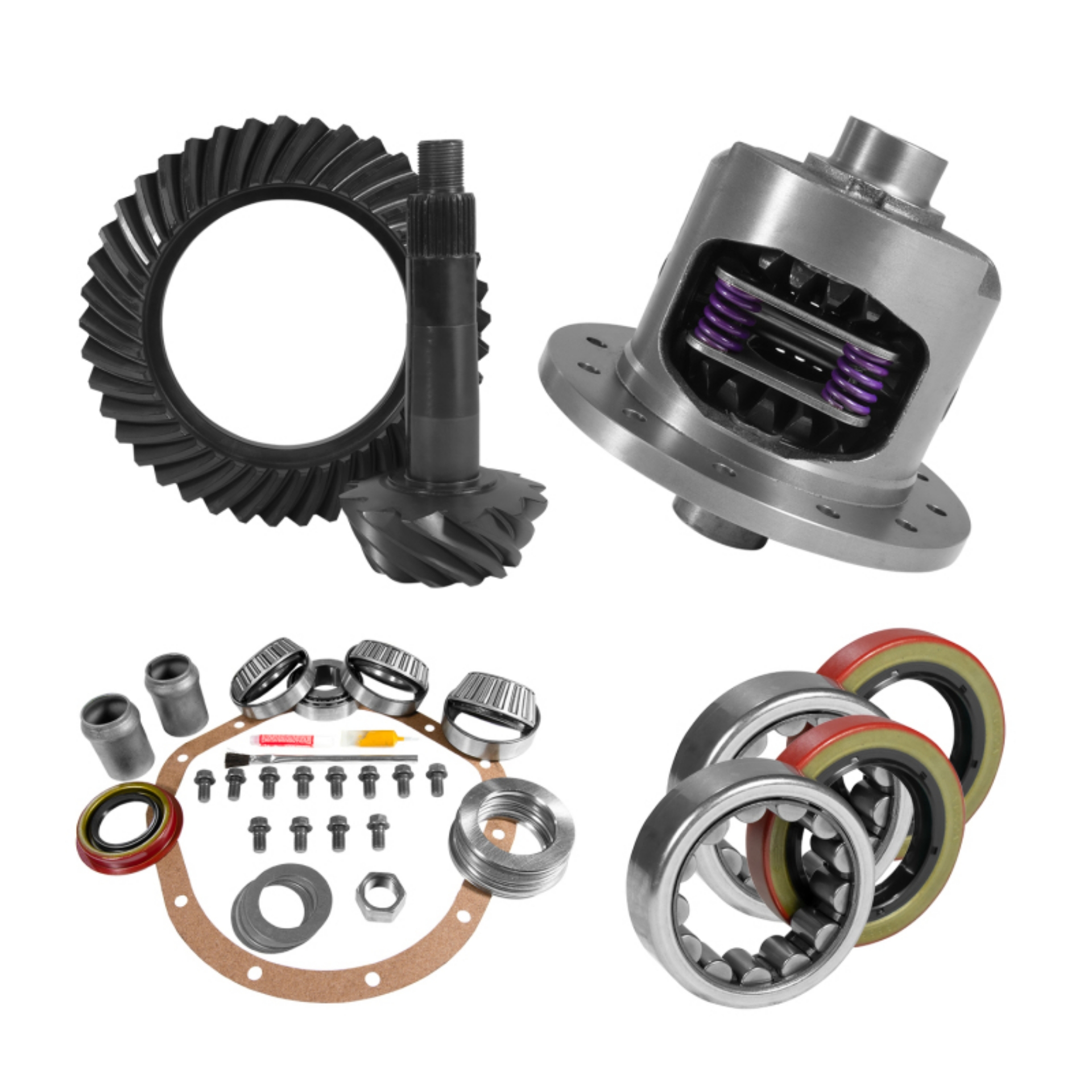 Picture of Yukon 8-875in GM 12T 3-08 Rear Ring & Pinion Install Kit 30 Spline Positraction Axle Bearings