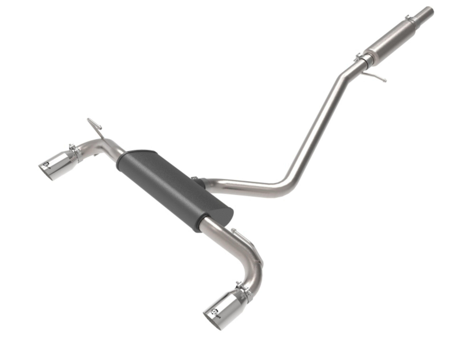 Picture of aFe Ford Bronco Sport 21-22 L3-1-5L t-L4-2-0L t Vulcan Cat-Back Exhaust System-Polished Tips