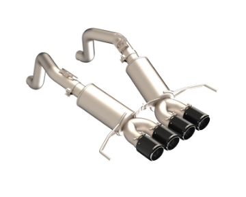 Picture of MBRP 14-19 Chevrolet Corvette 3in Dual Split Rear Cat Back w- Carbon Fiber Tips