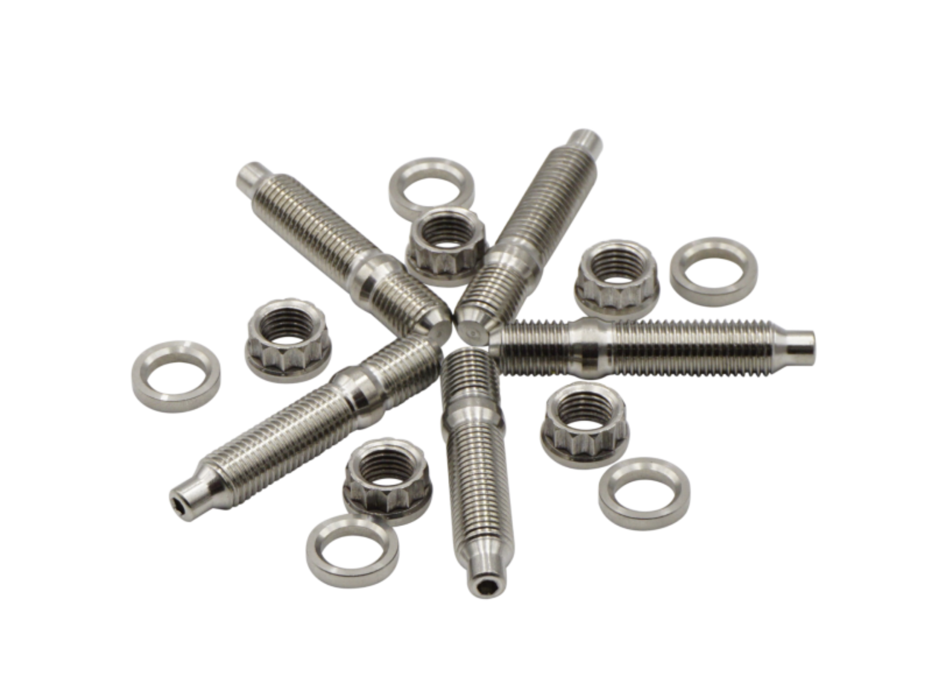 Picture of BLOX Racing Stainless Steel Exhaust Manifold Studs 5-Piece Set - M10x1-25 55mm