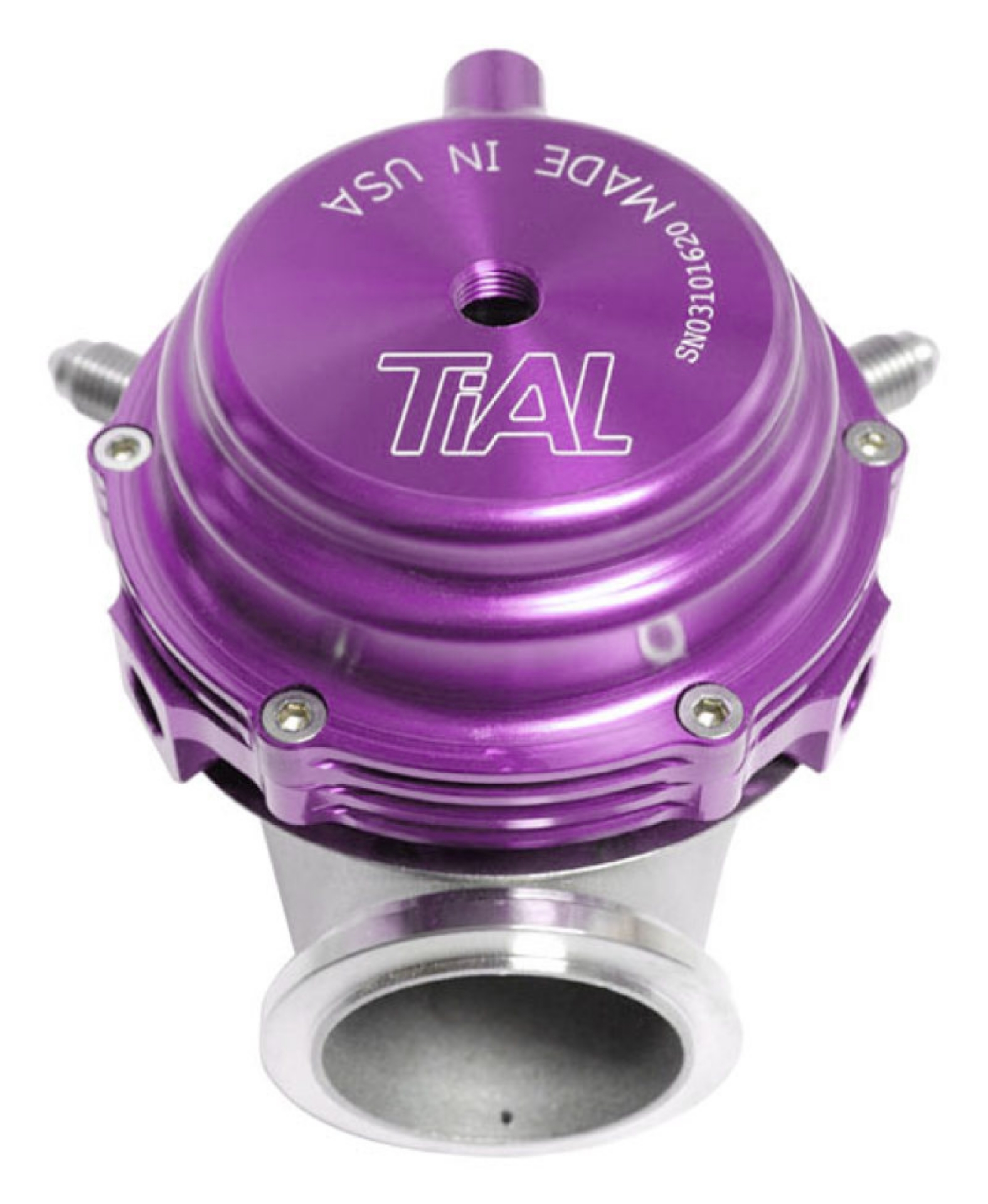 Picture of TiAL Sport MVR Wastegate 44mm 14-5 PSI w-Clamps - Purple