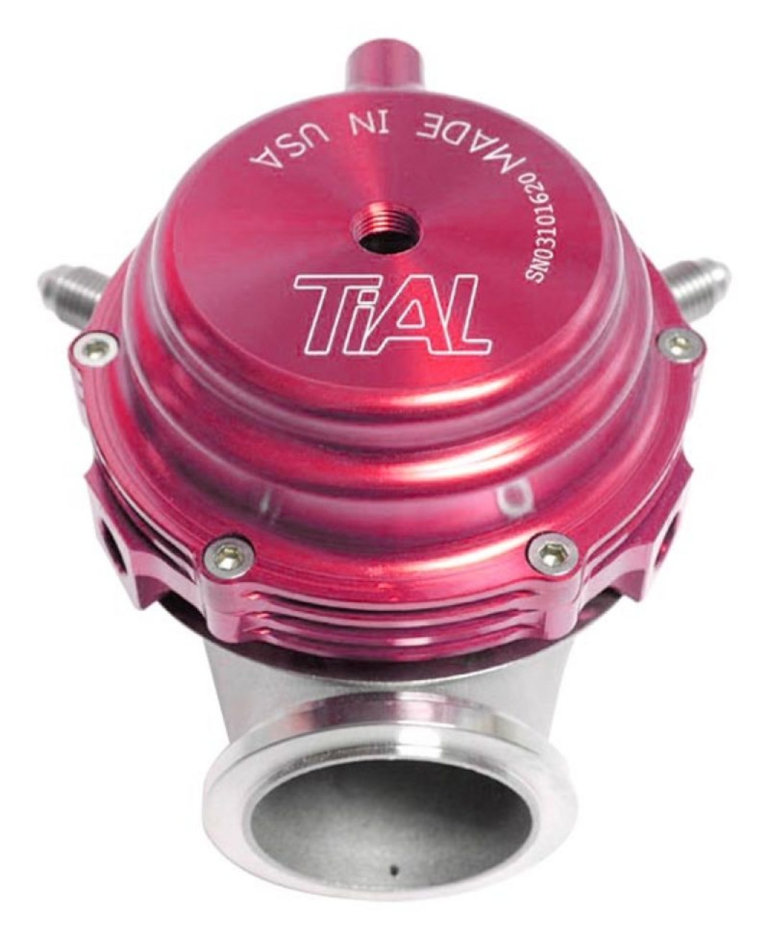 Picture of TiAL Sport MVR Wastegate 44mm 14-5 PSI w-Clamps - Red