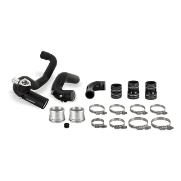 Picture of Mishimoto 21+ Bronco 2-3L Intercooler Pipe Kit Micro Wrinkle Black