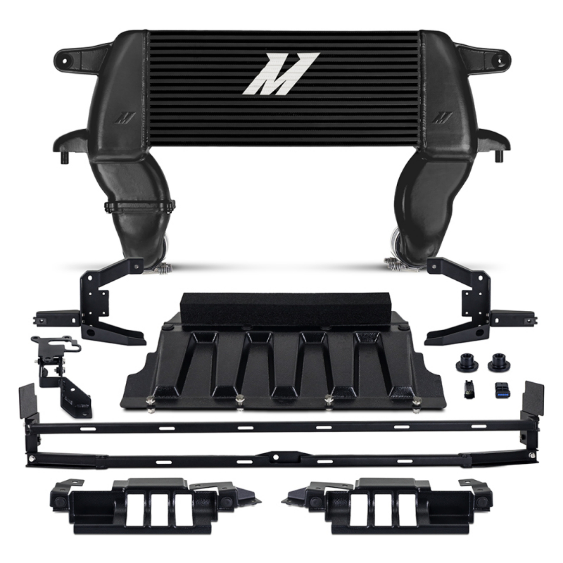 Picture of Mishimoto 21+ Ford Bronco High Mount Intercooler Kit - Black