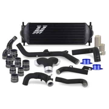 Picture of Mishimoto 21+ Bronco 2-7 Stock Location INT Kit MWBK Pipes BK Cooler