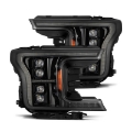 Picture of AlphaRex 18-20 Ford F-150 NOVA LED Proj Headlight Alpha Blk 14th Gen G2 Style