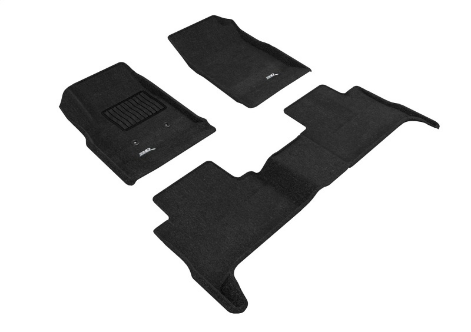 Picture of 3D Maxpider 15-22Chevrolet Colorado Crew Cab Elegant 1st 2nd Row - Floor Mat Set Black