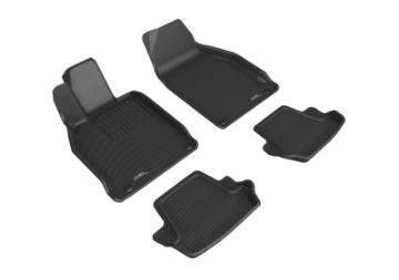 Picture of 3D Maxpider 12-19 Porsche 911 Carrera-Convertible-S-4-4S 991-991-2 Kagu 1st 2nd Row - Set Black