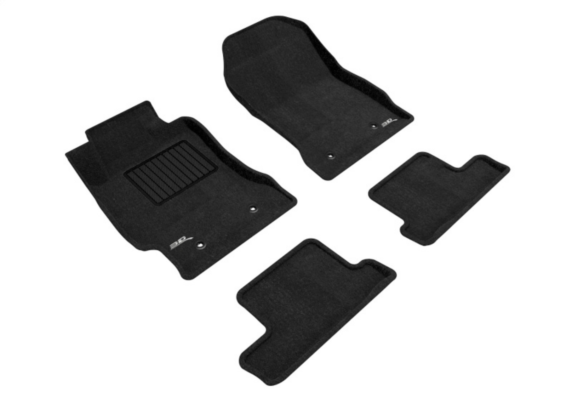 Picture of 3D Maxpider 13-20 Subaru Brz Elegant 1st 2nd Row - Floor Mat Set Black