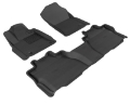 Picture of 3D Maxpider 12-22 Toyota Sequoia 2nd Row Bench Kagu 1st & 2nd Row - Set Black