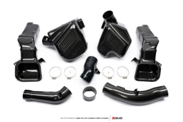 Picture of AMS Performance 15-18 BMW M3 - 15-20 BMW M4 w- S55 3-0L Turbo Engine Carbon Fiber Intake