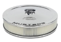 Picture of Ford Racing Air Cleaner Kit - Chrome w-Mustang Emblem