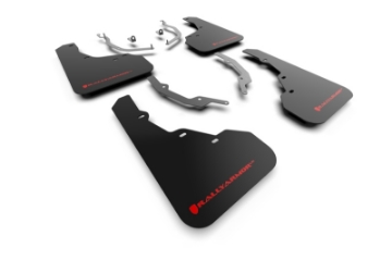 Picture of Rally Armor 22-25 Hyundai Santa Cruz Black UR Mud Flap w-Red Logo