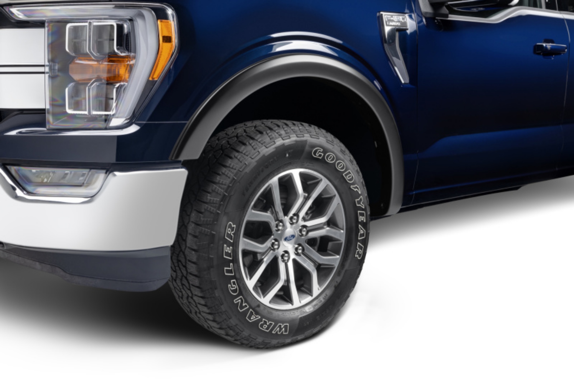 Picture of Bushwacker 21-22 Ford F-150 OE-Style Flares 2pc Front - Black