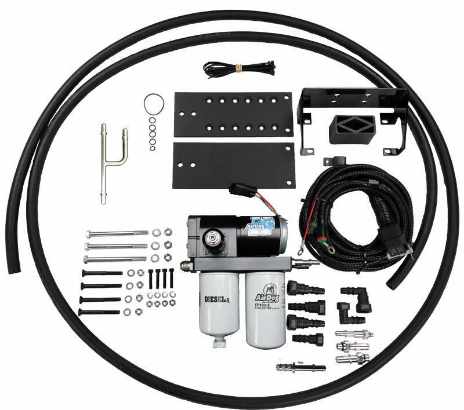 Picture of PureFlow AirDog II-5G 08-10 Ford 6-4L Powerstroke DF-165-5G Fuel Air Separation System