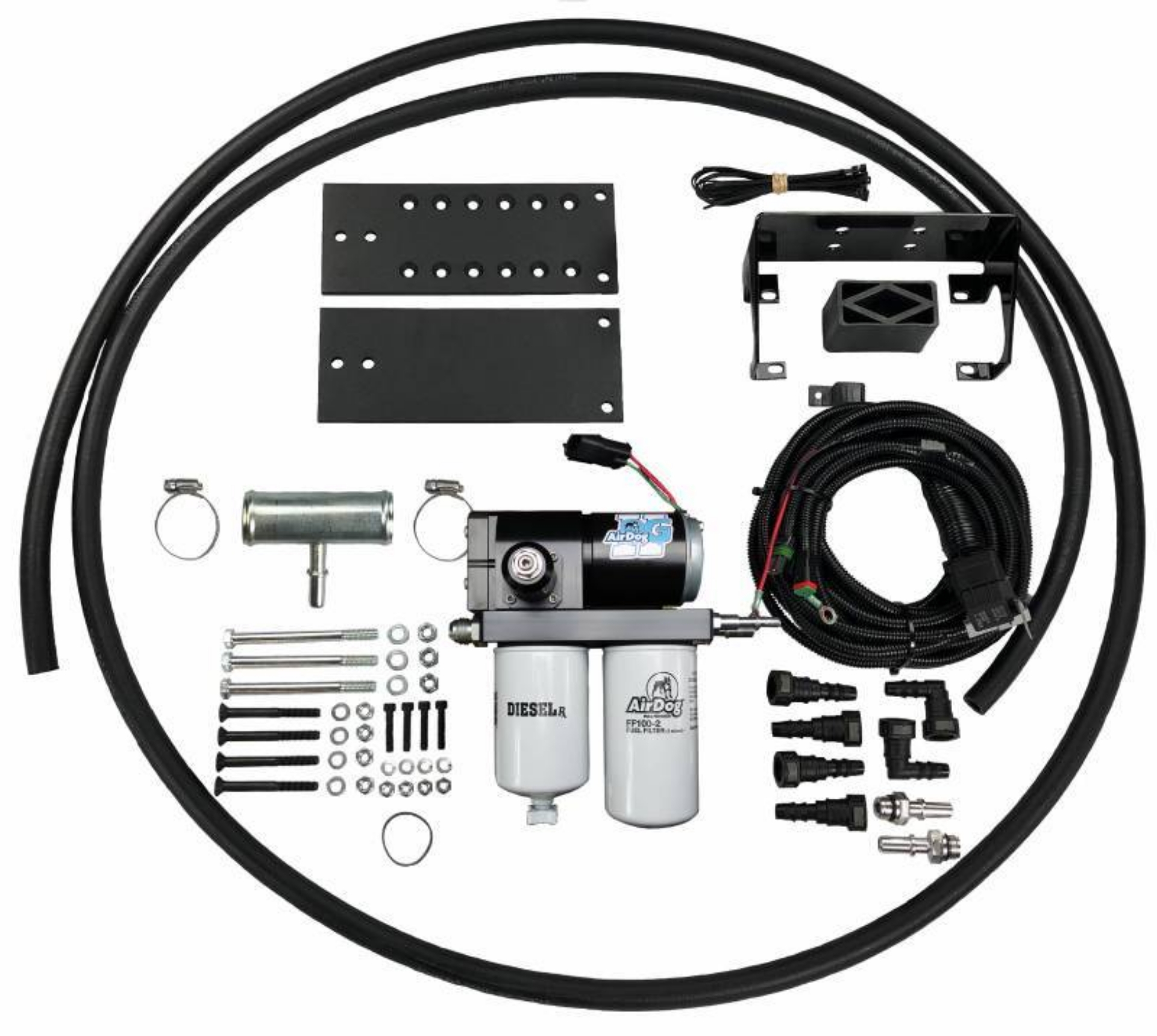 Picture of PureFlow AirDog II-5G 01-10 Chevrolet 6-6L Duramax DF-100-5G Fuel Air Separation System