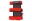 Picture of Fishbone Offroad Padded Roll Bar Red Fire Extinguisher Holder