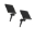 Picture of Fishbone Offroad 07-18 Jeep Wrangler JK - Foot Peg Set - Black