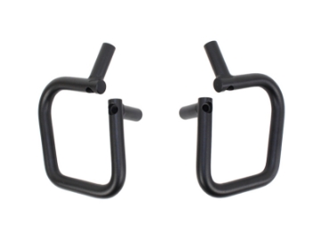 Picture of Fishbone Offroad 07-18 Jeep Wrangler JK 4 Door Grab Handles Front-Rear Steel - Blk Txtrd Powdercoat