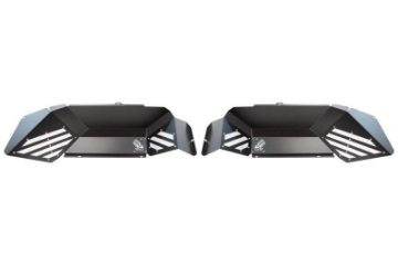 Picture of Fishbone Offroad 2020+ JT Gladiator Rear - Black Aluminum Inner Fenders