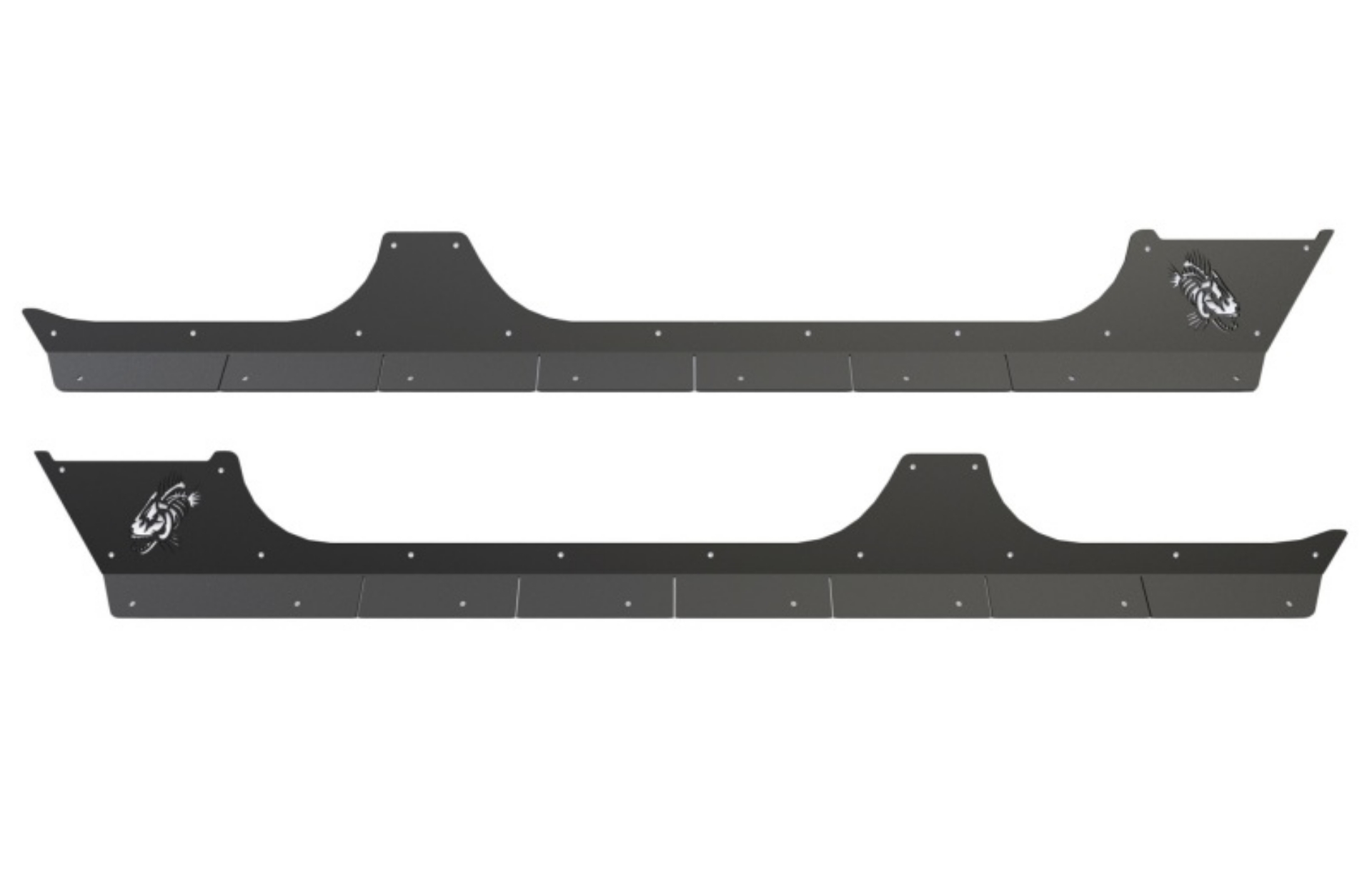 Picture of Fishbone Offroad 07-18 Jeep Wrangler JK 2 Door Rocker Guards Scale Armor