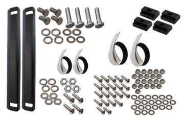 Picture of Fishbone Offroad Jeep Storage-Bed Rack Tie Down Kit Stainless Steel