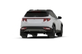Picture of Rally Armor 22-24 Hyundai Tucson Black UR Mud Flap w-White Logo