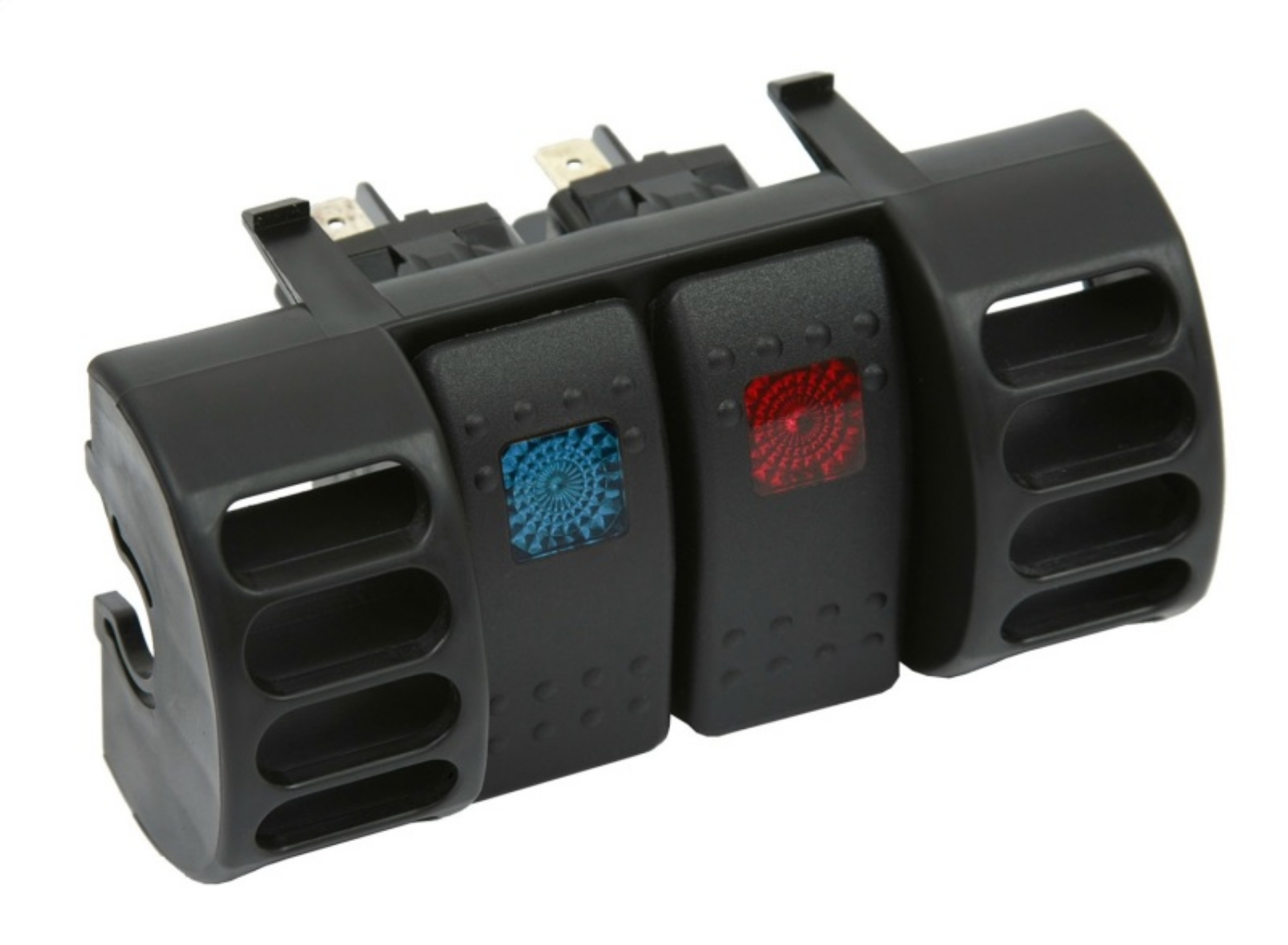 Picture of Daystar 1984-2001 Jeep Cherokee XJ 2WD-4WD - Air Vent Switch Panel Includes Blue & Red Switches