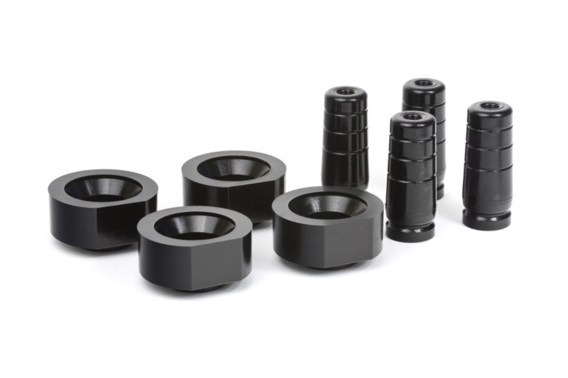 Picture of Daystar 1997-2006 Jeep Wrangler TJ - 1 3-4in Coil Spacers & Ext Bump Stops Front & Rear Pair