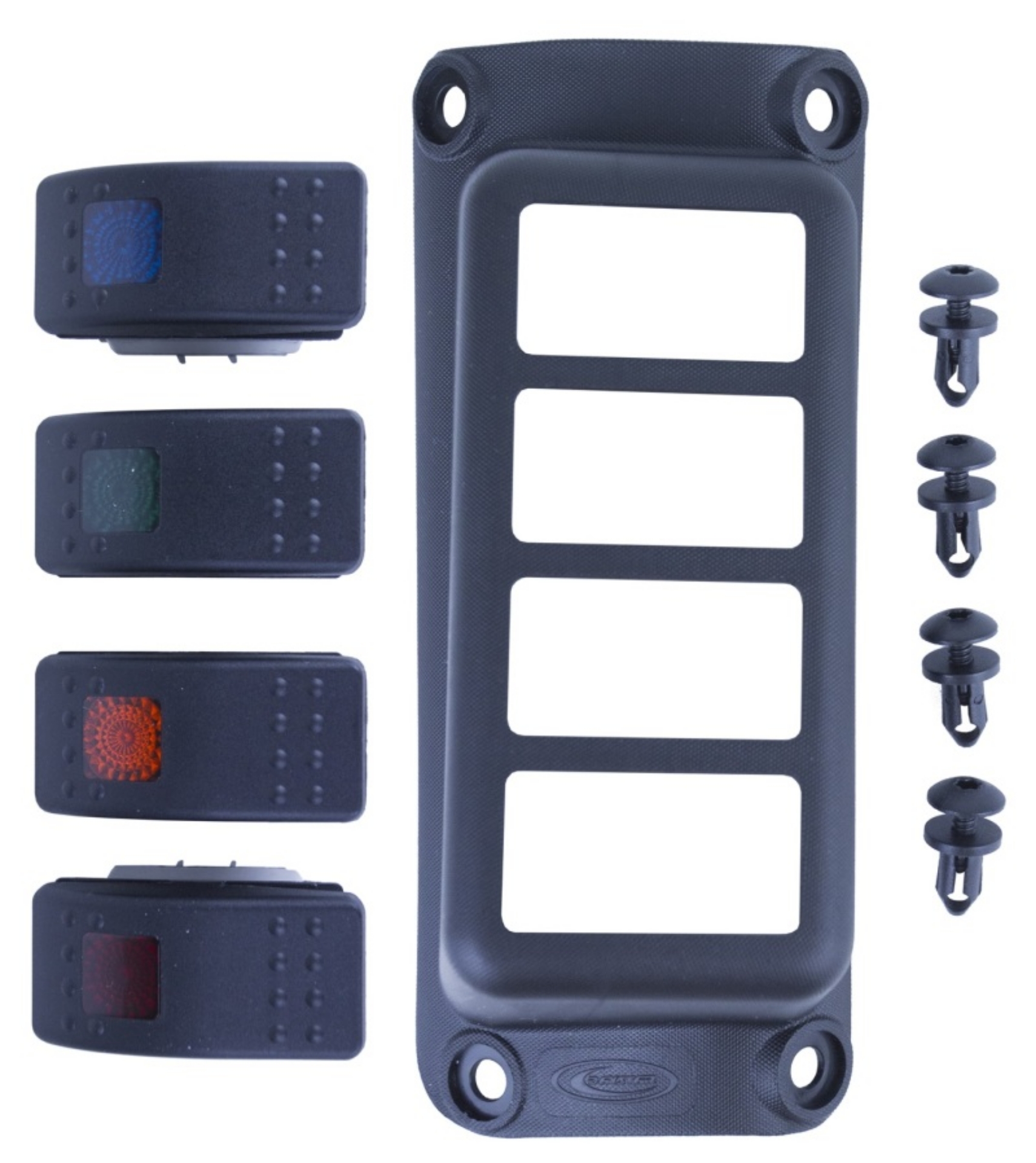 Picture of Daystar 2015-2018 Jeep Renegade 2WD-4WD - A-Pillar Rocker Switch Pod Switches Included