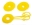 Picture of Daystar Yellow D Ring Isolator w-Lock washer Kit