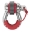 Picture of Daystar Red Locking D Ring Isolator Pair